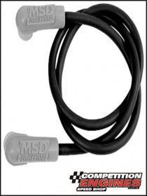 MSD-84033 MSD HEI Coil Wire, Blaster 3, Super Conductor, Black, Male HEI/Male HEI, 90 Degree Boots, 18